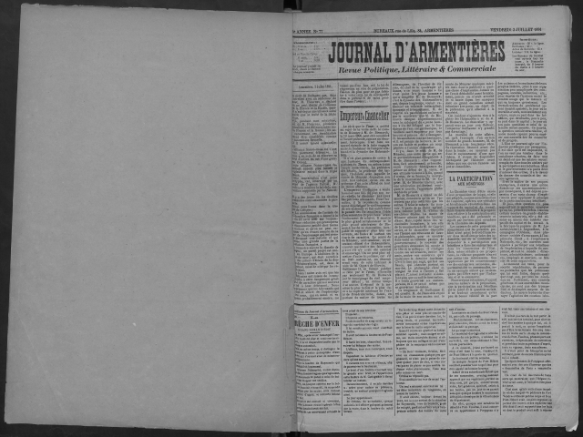 Le Journal d'Armentières.